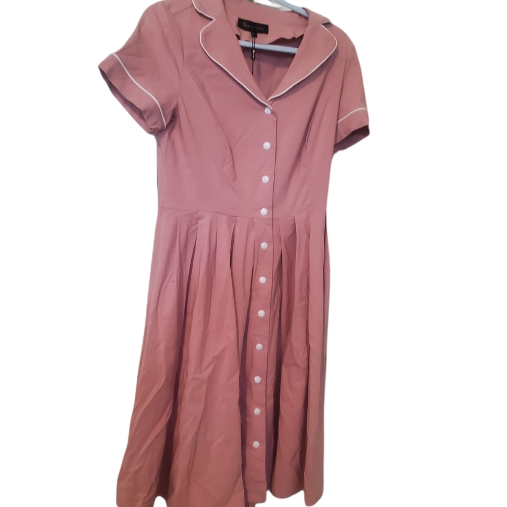 Gowntown size xl vintage pink dress new nwt